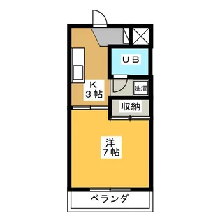 尾関西ビル【3階】の間取り