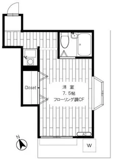 メゾン大崎【1階】の間取り