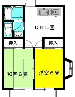 ラベンダー・ボックス【2階】の間取り