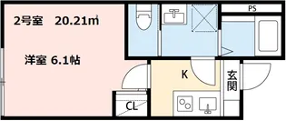 Crecia興野【1階】の間取り