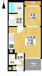 REGALESTこまどめ【1階】の間取り