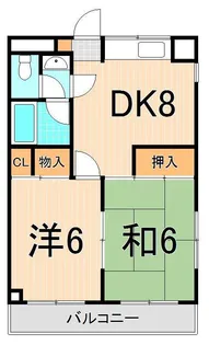 コーポTANAKA【5階】の間取り