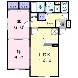 アルドール【2階】の間取り