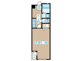 フォレストハイム河原町【2階】の間取り