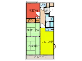エトワ-ル上町【2階】の間取り