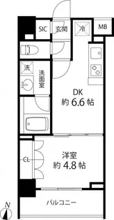 リリエンベルグ目白壱番館【6階】の間取り