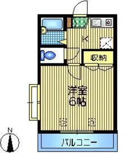 ベルメゾン【2階】の間取り