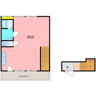アーバンコート楓【1階】の間取り