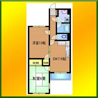 マグノリアンハウス【2階】の間取り