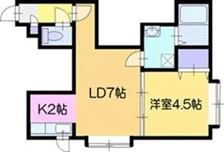 ランドマーク文京台B【2階】の間取り