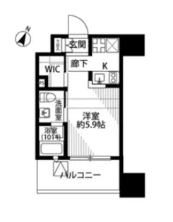 ベルファース水天宮前【3階】の間取り