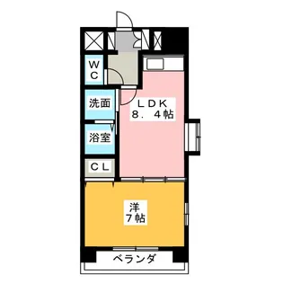 ALIMONTI 1【2階】の間取り