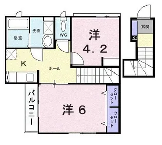 ガーデンヴィラ深大寺III【2階】の間取り