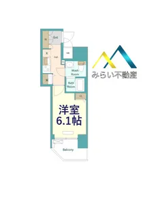 SHOKEN Residence 横浜阪東橋【3階】の間取り