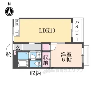 サンハイツ新大宮【3階】の間取り