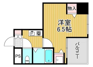 Belong千林(旧千林ロイヤルハイツ)【9階】の間取り