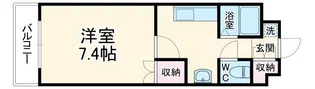 アーバンコート野口【4階】の間取り