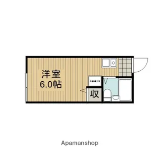 アリーズマンションII【1階】の間取り