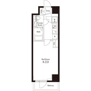アペルト西新宿【3階】の間取り