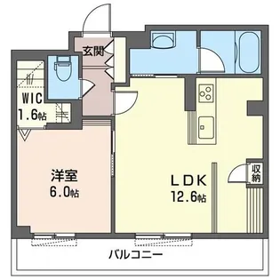 メゾン・ド・アムー【2階】の間取り