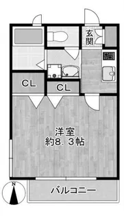グリーンハイツ武蔵境【2階】の間取り