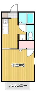 ハイム細小路IIB【1階】の間取り
