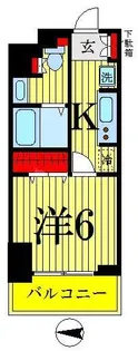 エスティメゾン錦糸町II【12階】の間取り