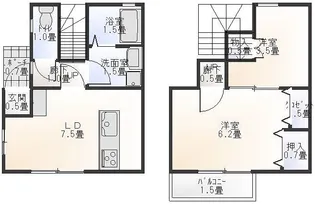 エクセレント坂之上【1階】の間取り