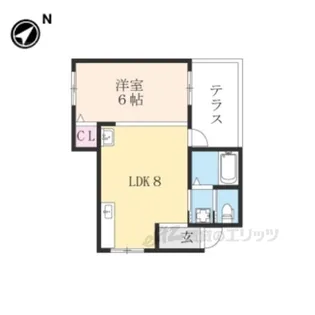 エスポワール【1階】の間取り