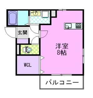 リベラルコート【1階】の間取り