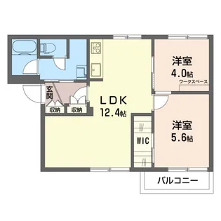 サンハイツ 黒須 B【2階】の間取り