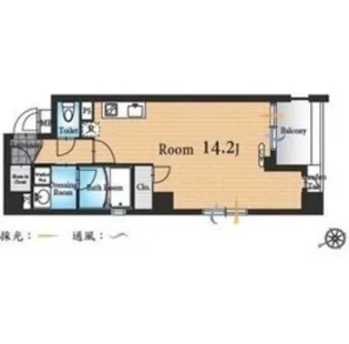 ナビールコート麻布台【10階】の間取り