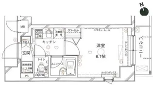 ステージファースト武蔵小山II【2階】の間取り