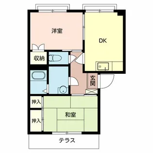 ル・ウインズ宮下II【2階】の間取り