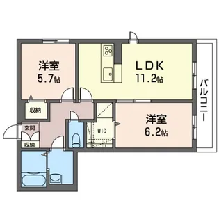 オルタンシア【1階】の間取り