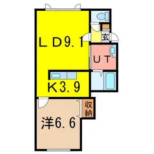 Residence109【2階】の間取り