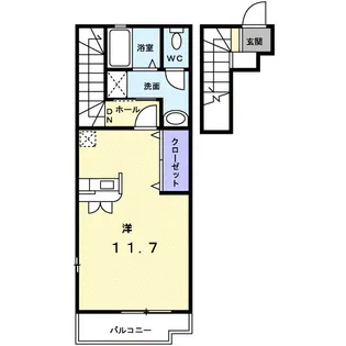 アイリス C【2階】の間取り