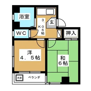 山本ビル【2階】の間取り