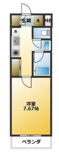 Cs Manganji 1【3階】の間取り