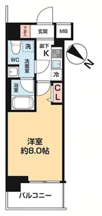 パティーナ東武練馬【5階】の間取り