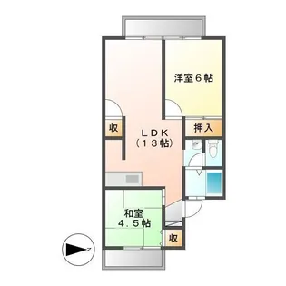 ヴァンベールヤチヨIII【1階】の間取り