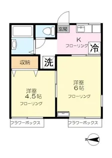 エリゼ壱番館【1階】の間取り