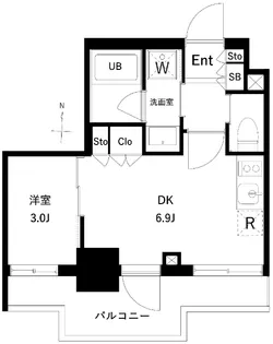 ES-Grande木場公園【4階】の間取り