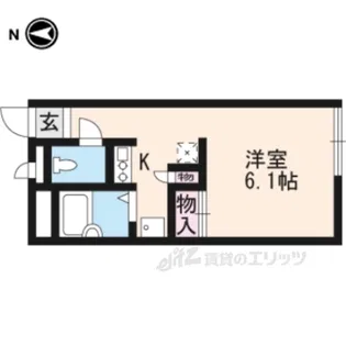 レオパレスシュバリエ【1階】の間取り