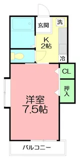 ヴァン シャンテ【2階】の間取り