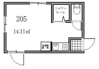 ハイ・ノックI【2階】の間取り