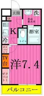 LEVICIA BLDG.III【1階】の間取り