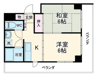 エスポアール川越【7階】の間取り