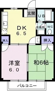 ヴィラジュドコリーヌ【2階】の間取り