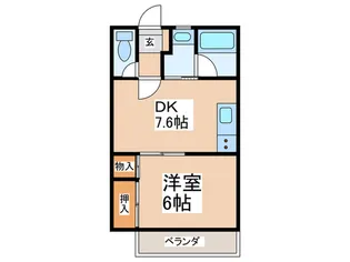 Arce中町【3階】の間取り